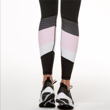 Calças justas de impressão por atacado de boa forma lisa sem costura elástica treino fitness yoga calças leggings